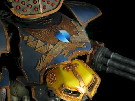 Imperial Reaver Titan Detail by TMarkhampaintingstudio
