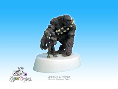 Virunga, le singe savant & Zku-R76 by Myfor
