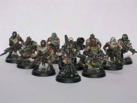 Chaos cultists of Nurgle by Iandw