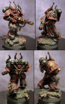 Chosen Chaos Space Marine with Meltagun by Prometheus