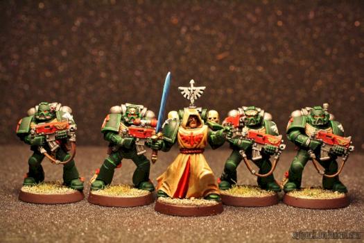Dark Angels combat squad by agtpunk