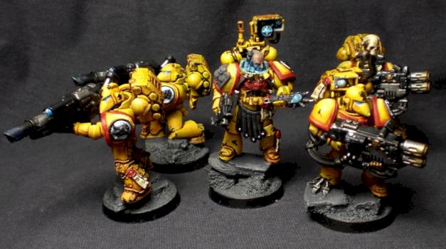 Imperial  fist Devastator Squad by soulbreaker01