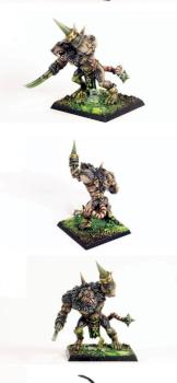 Skaven Rat Ogre with packmaster by MantraStudio