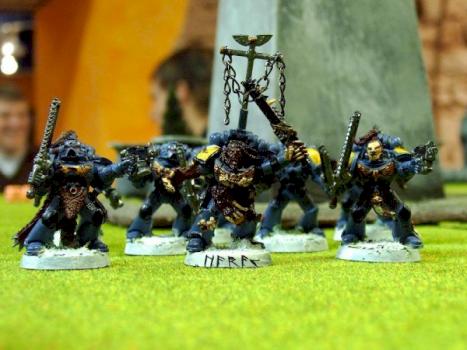 Leader with Mark of Wulfen and Blood Crew by Kjalter