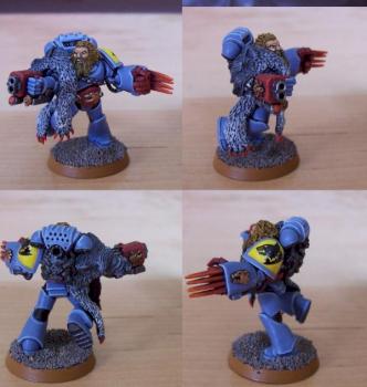 Wolf Guard leader conversion by paladian