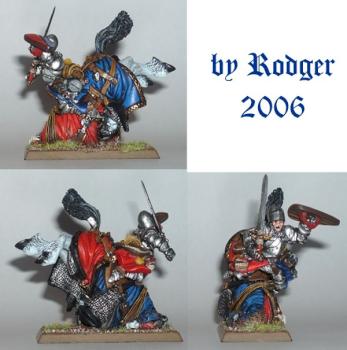 Bretonnian Errant Knight Justian by Rodger
