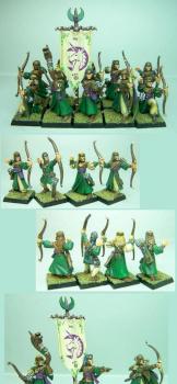 Unité de la Licorne / Archers Elfes Sylvains by sceolan