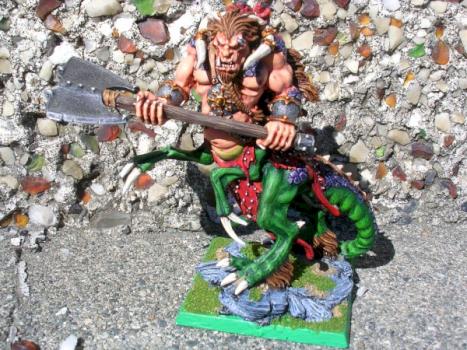 chaos dragon ogre Shaggoth by TJCanuck