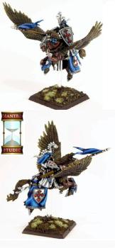 Bretonnian Pegasus Knight by Elisine