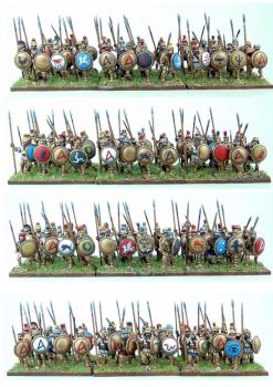 15mm Xyston Hoplite Phalanx 3 by ghpainting