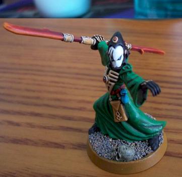 Eldar Warlock conversion by paladian