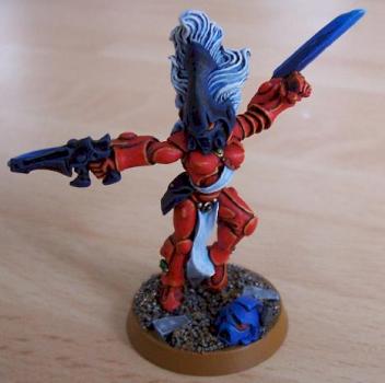 Eldar Howling Banshee Exarch conversion by paladian