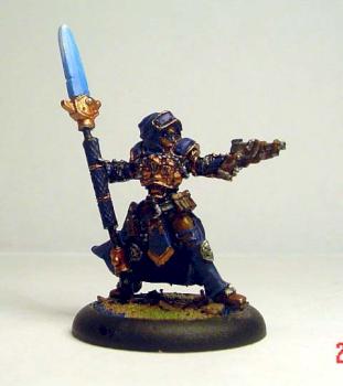 Captain Victoria Haley- Cygnar warcaster by red dragon