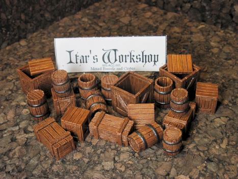 Mixed Barrels and Crates - Itar's Workshop KS by Jewelego