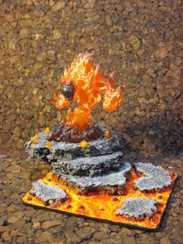 Sparky (Large Fire Elemental) - 77082 Bones by Jewelego