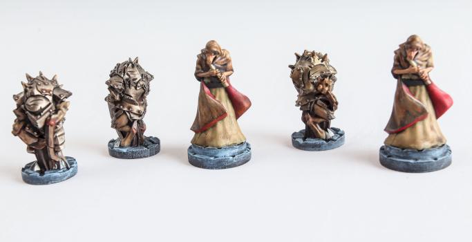 Lord of Ice garden - Black player's miniatures by Juzwa