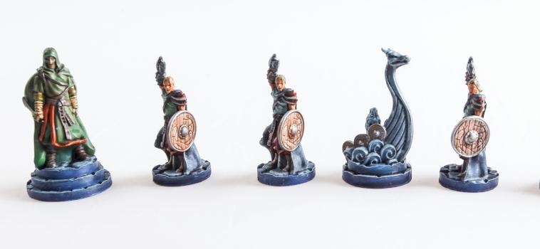 Lord of Ice garden - Blue player's miniatures by Juzwa