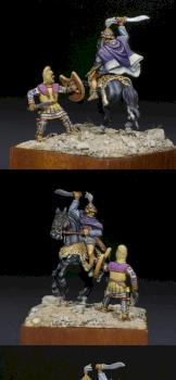 Thessalian commander in battle by Lazy Hedgehog