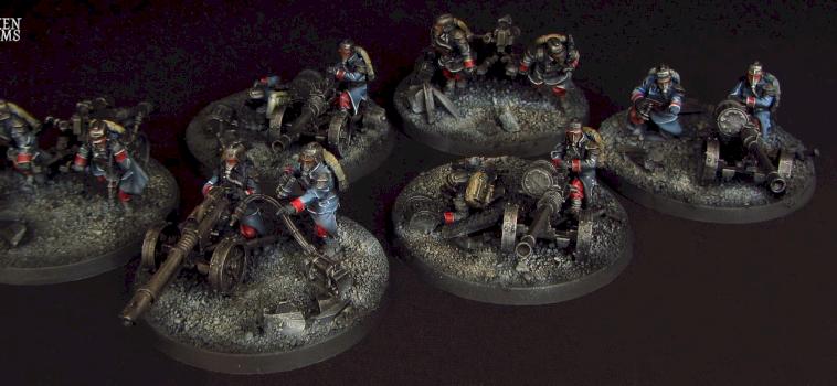 Death Korps of Krieg Lascannon & Autocannon Teams by Awaken Realms