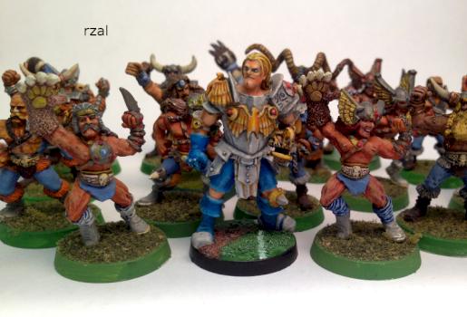 Norse blood bowl team by rzal123