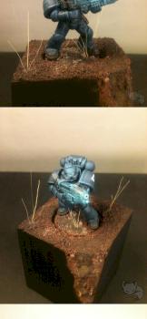 Alpha Legion Space Marine by rho_1140