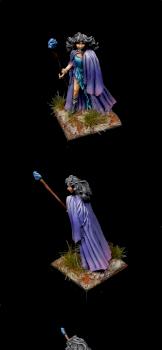 Dark Sword - Human mage with staff by patttttry85