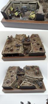 Death Korps of Krieg: Trench Warfare Diorama by Herr Oberst