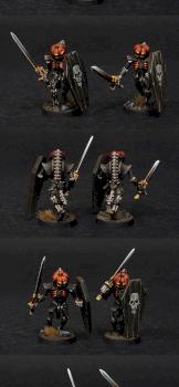 Necron Lychguards of the Pumpkin Dynasty (Halloween) by BloodyBeast.com