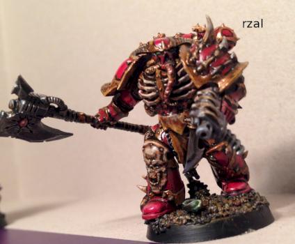 Chaos warrior with Axe by rzal123