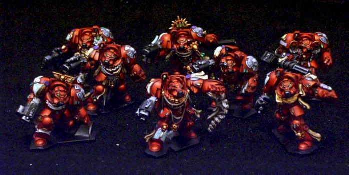 Space Hulk Terminators (Some of) by P4Painting