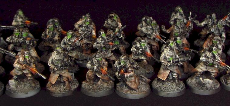 Death Korps of Krieg Infantry Squad Advancing by Awaken Realms