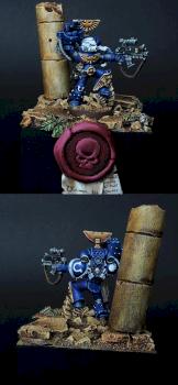 Space Marines Ultramarines Sergeant by BloodyBeast.com