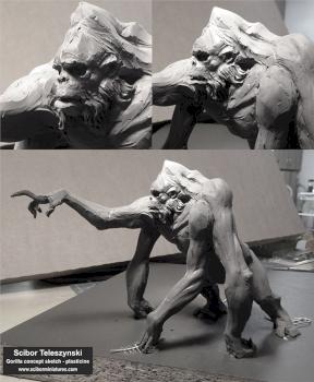 Gorilla sketch by Scibor