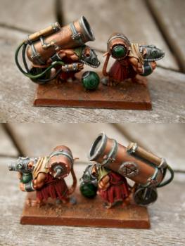Skaven Poision Wind Mortar crew by Galdrin