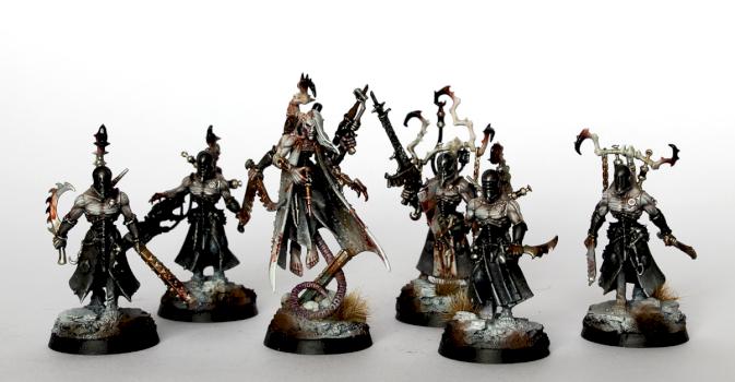Dark Eldar Haemonculus and Wracks by ThirdEyeNuke