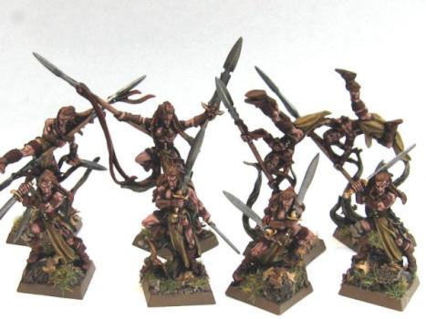 Wood Elf Wardancers by emrys