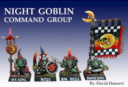 ORCS & GOBLINS - Night Goblin Command Group by lev trotskij