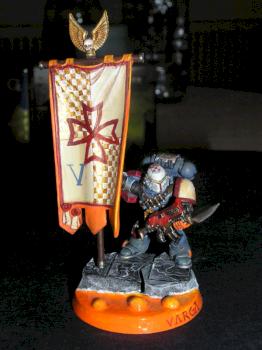 Standard-Bearer from the burning Templars by Angelus65
