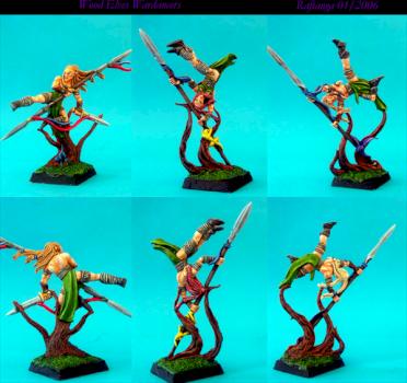 Wood Elves Wardancers by phael_minis