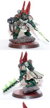 Dark Angels 3rd Company Commander by LupoLoopy