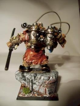 ogre hunter with flame thrower by weasel