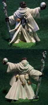 Wizard with Crystal Ball. by darkwuulf