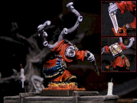 Mordheim Cult of the Possessed MUTANT with tancle and sword by MiSiO