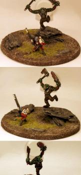 Diorama: Ork vs. Tau by Takai Mar
