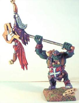 Orc Battle Standard Bearer by drako1998