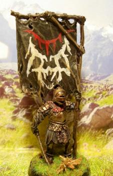 Orc Standard Bearer by viltianus