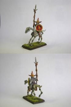 Scheleton on horse by matriks
