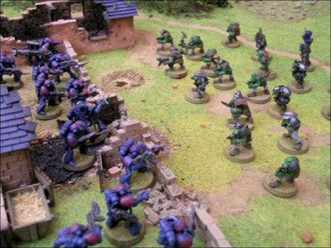 Battle at the farm - view 2/3 by Tigrou from FW
