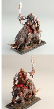 Forge World Thunderlord  Rhinox Rider Champion Ogre Kingdoms by rlgphoto