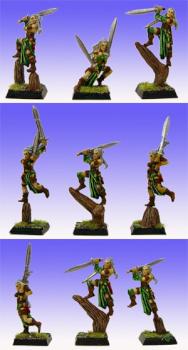 Wood Elves Wardancers by Nasty